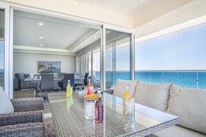 Condo, Multiple Beds, Balcony, Ocean View (Encantame Towers Velero 801) | Outdoor dining - May The Force Be With You! The Galaxy Star Wars Theme at Encantame Towers C801 (Puerto Peñasco)