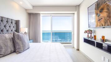 Condo, Multiple Beds, Balcony, Ocean View (Encantame Towers Velero 801) | 3 bedrooms, individually decorated, individually furnished, bed sheets