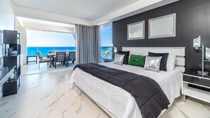 Appart'hôtel, plusieurs lits, balcon, vue océan (Encantame Towers Viento 1702) | 3 chambres, décoration personnalisée, ameublement personnalisé