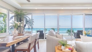 Condo, Multiple Beds, Balcony, Ocean View (Encantame Towers Velero 305) | 2 bedrooms, individually decorated, individually furnished, bed sheets - Unique Condo by the Beach at Encantame Towers C305 (Puerto Peñasco)