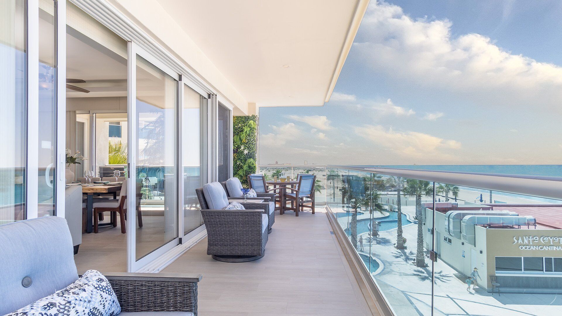 Condo, nhiều giường, ban công, quang cảnh biển (Encantame Towers Velero 305) | Khu ẩm thực ngoài trời