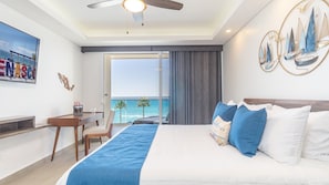 Condo, Multiple Beds, Balcony, Ocean View (Encantame Towers Velero 305) | 2 bedrooms, individually decorated, individually furnished, bed sheets - Unique Condo by the Beach at Encantame Towers C305 (Puerto Peñasco)