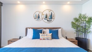 شقة - عدة أسرّة - بشرفة - بمنظر للمحيط (Encantame Towers Velero 305) | 2 عدّة غرف نوم وبديكورات فريدة لكل غرفة وطراز فريد لكل وحدة