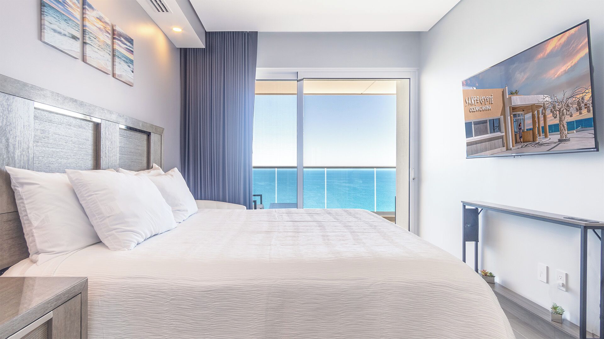 Condo, varias camas, balcón, vista al océano (Encantame Towers Viento 2004) | 2 habitaciones, decoración personalizada y muebles diferentes 