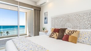 公寓式客房, 多张床, 阳台, 海洋景观 (Encantame Towers Viento 404) | 2 多间卧室、特色装修、特色家居、床单