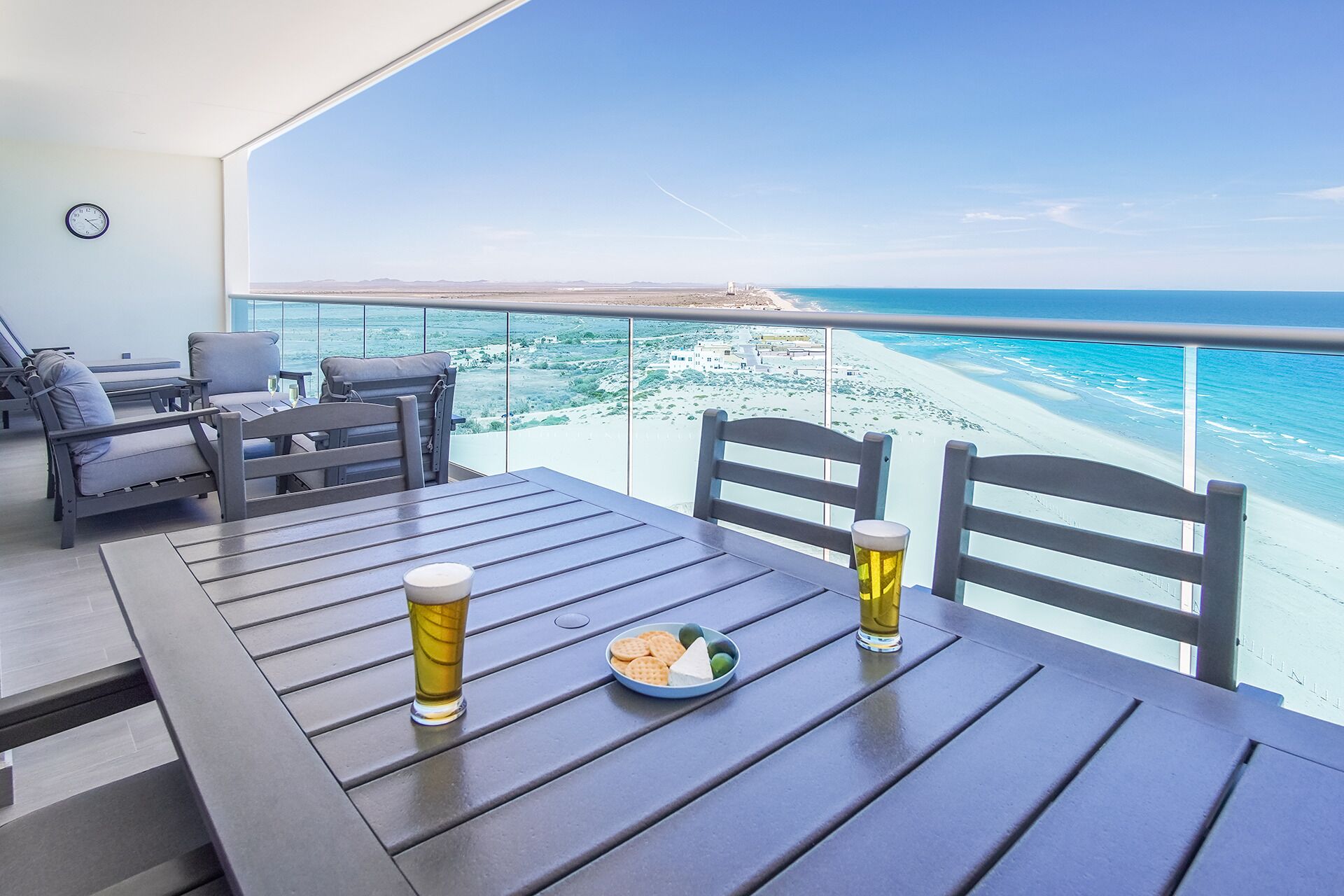 Condo, Multiple Beds, Balcony, Ocean View (Encantame Towers Verano 1404) | Outdoor dining