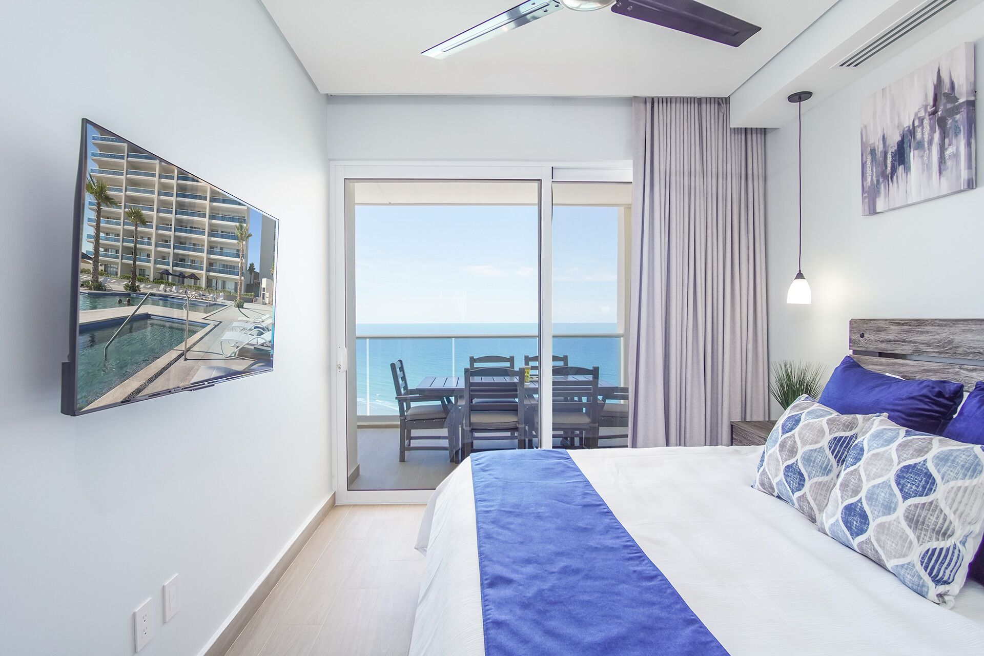 Apartamento, varias camas, balcón, vistas al mar (Encantame Towers Verano 1404) | 2 dormitorios, decoración individual, mobiliario individual