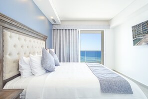 Appart'hôtel, plusieurs lits, balcon, vue océan (Encantame Towers Verano 804) | 2 chambres, décoration personnalisée, ameublement personnalisé