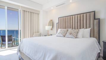 Appartamento, 1 letto king con divano letto, balcone, vista oceano (Encantame Towers Velero 903) | 1 camera, con stile personalizzato, con arredamento individuale