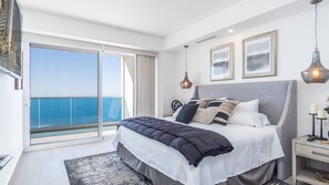 Condo, Multiple Beds, Balcony, Ocean View (Encantame Towers Verano 2103) | 3 bedrooms, individually decorated, individually furnished, bed sheets
