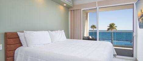 Leilighet, flere senger, balkong, havutsikt (Encantame Towers Velero 204) | 2 soverom, individuelt dekorert og individuelt innredet