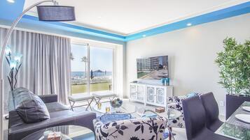 Condo, Multiple Beds, Balcony, Ocean View (Encantame Towers Velero 102) | Living area