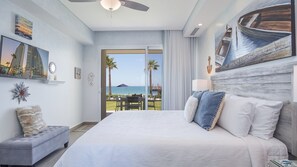 公寓客房, 多張床, 陽台, 海景 (Encantame Towers Velero 104) | 2 間臥室、獨特裝潢、布置獨特、床單