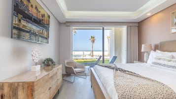 Apartamento, varias camas, balcón, vistas al mar (Encantame Towers Viento 105) | 2 dormitorios, decoración individual, mobiliario individual