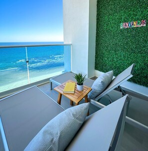 Condo, Multiple Beds, Balcony, Ocean View (Encantame Towers Velero 1105) | View from room - Stunning 2 Bedroom Corner Beach Front Condominium Encantame C-1105 (Puerto Peñasco)