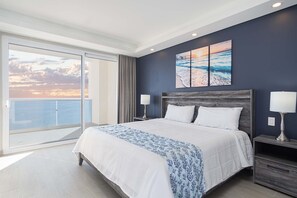 Condo, varias camas, balcón, vista al océano (Encantame Towers Velero 705) | 2 habitaciones, decoración personalizada y muebles diferentes 