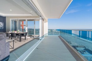 Condo, Multiple Beds, Balcony, Ocean View (Encantame Towers Velero 705) | View from room - Splash in New Lazy River/stay in Modern Luxury Encantame C-705 (Puerto Peñasco)