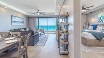 Condo, Multiple Beds, Balcony, Ocean View (Encantame Towers Viento 1102) | 2 bedrooms, individually decorated, individually furnished, bed sheets