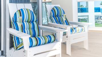 Lägenhet - flera sängar - balkong - havsutsikt (Encantame Towers Viento 205) | Terrass/Patio