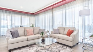 Condo, Multiple Beds, Balcony, Ocean View (Encantame Towers Viento 205) | Living area | 42-inch flat-screen TV with digital channels