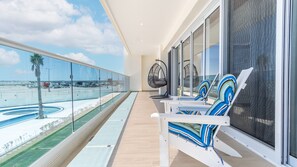 Condo, Multiple Beds, Balcony, Ocean View (Encantame Towers Viento 205) | Terrace/patio - Rocky Point Beach Lyfe Encantame Condo Viento 205 (Puerto Peñasco)