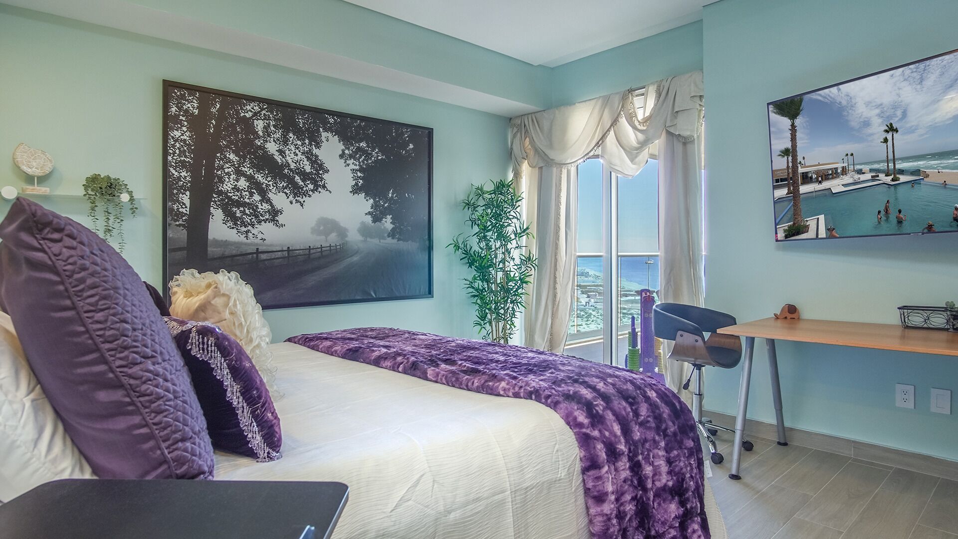 2 habitaciones, decoración personalizada y muebles diferentes 