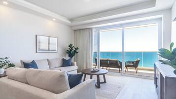 Condo, Multiple Beds, Balcony, Ocean View (Encantame Towers Viento 1004) | Living area | 42-inch flat-screen TV with digital channels