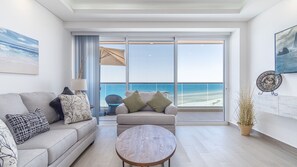 Condo, Multiple Beds, Balcony, Ocean View (Encantame Towers Viento 802) | Living area | 42-inch flat-screen TV with digital channels - Beach Getaway 2 Bedroom Condo W802 (Puerto Peñasco)