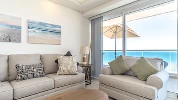 Condo, Multiple Beds, Balcony, Ocean View (Encantame Towers Viento 802) | Living area | 42-inch flat-screen TV with digital channels