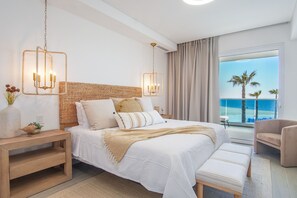 Condo, varias camas, balcón, vista al océano (Encantame Towers Verano 204) | 2 habitaciones, decoración personalizada y muebles diferentes 