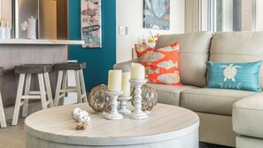 Living area - Luxury Modern Condo at Encantame Towers W1405 (Puerto Peñasco)
