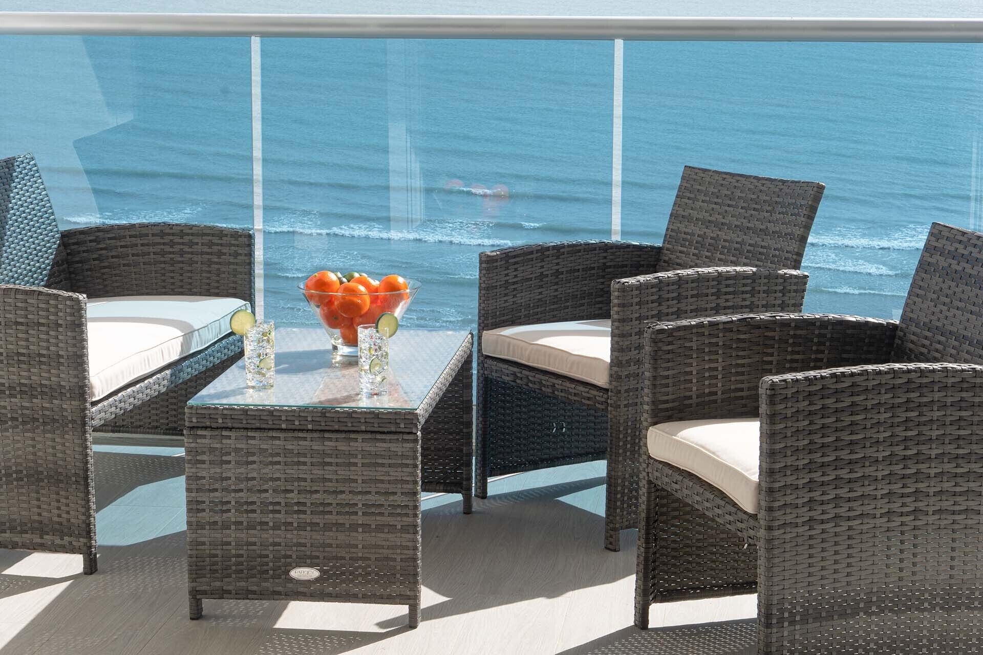 公寓式客房, 1 张特大床和 1 张沙发床, 阳台, 海洋景观 (Encantame Towers Velero 603) | 客房景观