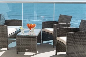 Condo, 1 King Bed with Sofa bed, Balcony, Ocean View (Encantame Towers Velero 603) | View from room - Splash in The New Lazy River/stay in Modern Luxury Encantame C-603 (Puerto Peñasco)