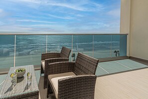 Condo, 1 King Bed with Sofa bed, Balcony, Ocean View (Encantame Towers Velero 603) | View from room - Splash in The New Lazy River/stay in Modern Luxury Encantame C-603 (Puerto Peñasco)