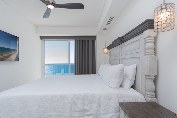 Apartment, 1 King-Bett und Schlafsofa, Balkon, Meerblick (Encantame Towers Velero 1603) | 1 Schlafzimmer, individuell dekoriert, individuell eingerichtet