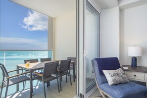 Condo, 1 King Bed with Sofa bed, Balcony, Ocean View (Encantame Towers Verano 503) | Outdoor dining