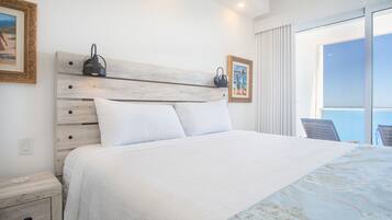 2 bedrooms, individually decorated, individually furnished, bed sheets