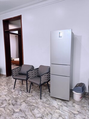 Appartement Deluxe, balcon, vue ville | Coin séjour