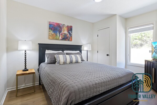 4 dormitorios, tabla de planchar con plancha, wifi y ropa de cama