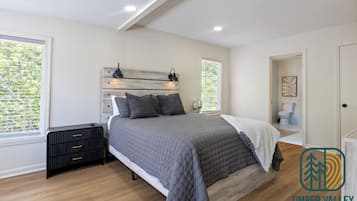 4 slaapkamers, een strijkplank/strijkijzer, wifi, beddengoed