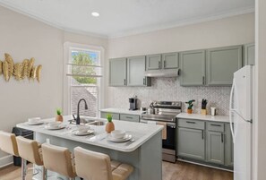 Fridge, microwave, oven, stovetop - Spacious | Renovated Home (Indianapolis)