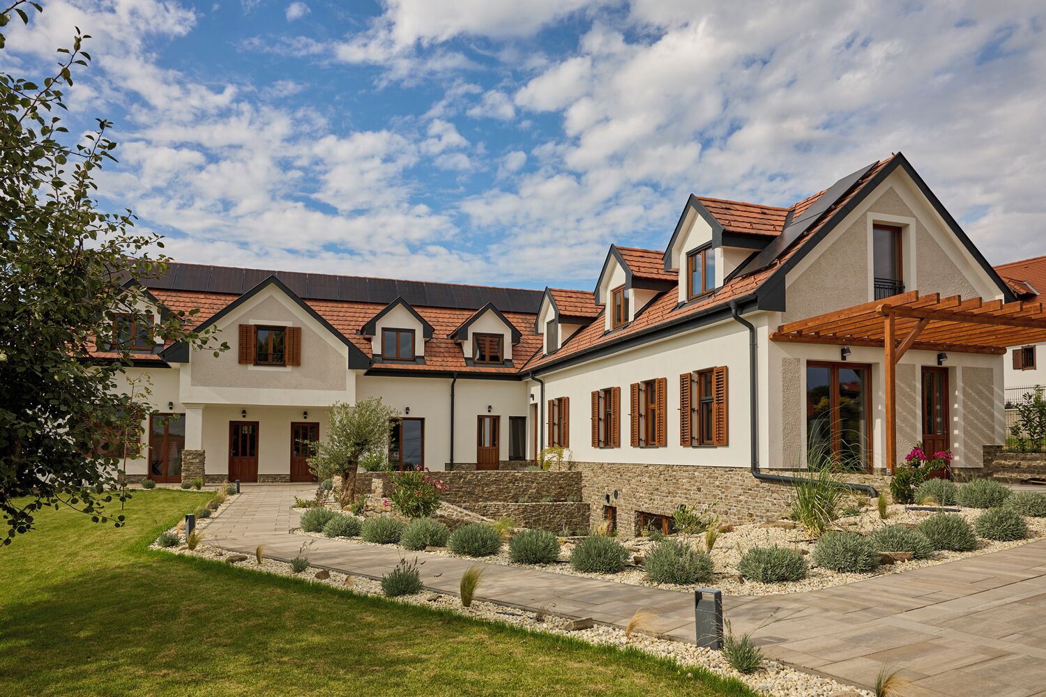 Façade de l’hébergement