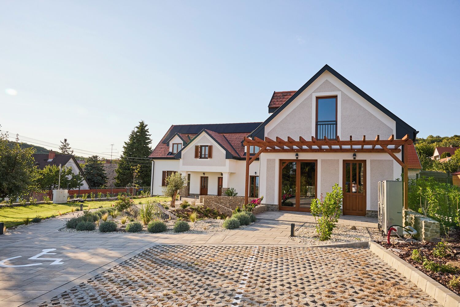 Fachada de la propiedad