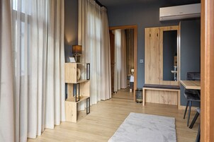 Comfort apartman, 1 hálószobával | Sötétítőfüggöny, vasaló/vasalódeszka és ingyenes wifi