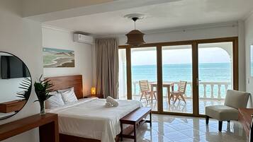 Een kluis op de kamer, verduisterende gordijnen, gratis wifi