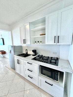Studio, Sea View | Private kitchen | Fridge, stovetop, cookware/dishes/utensils - Ultra Infinity Hotel (Cabarete)