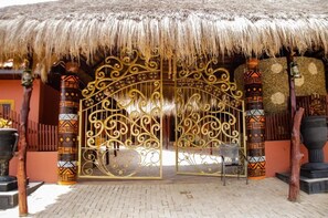 Exterior detail - ike's Cultural village (Kumasi)