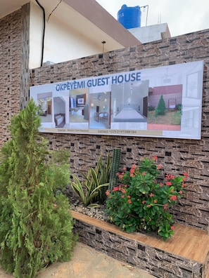 Majoituspaikan julkisivu