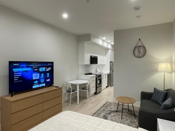 1 habitación y ropa de cama 