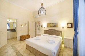 2 bedrooms, travel cot